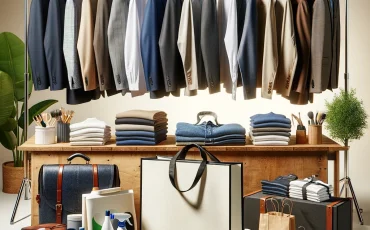 DALL·E 2024-02-11 19.55.10 - Imagine a collection of clothing items, ranging from pristine business attire to relaxed casual wear, all appearing as good as new. These garments are